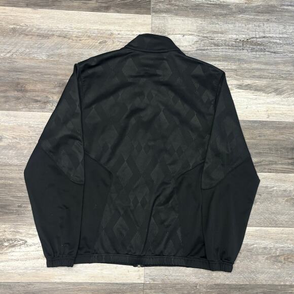 Nike Air Jordan Geometric Diamond Black Mens Large Full Zip Jumpman Track Jacket - Picture 3 of 11